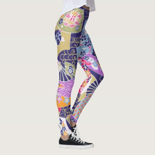 All-Over-Print Leggings Japans handventilatorontwe (Rechts)