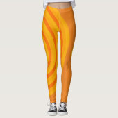 All Over Print Leggings met Cirkelontwerp (Voorkant)