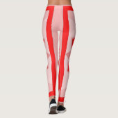 All-Over-Print Leggings met rode kunst (Achterkant)