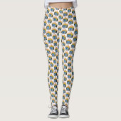 All-over-Print Leggings van Computer Fire (Voorkant)