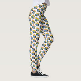 All-over-Print Leggings van Computer Fire