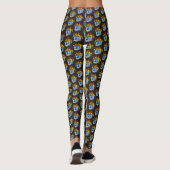 All-over-Print Leggings van Computer Fire (Achterkant)