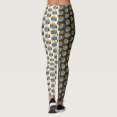 All-over-Print Leggings van Computer Fire (Achterkant)