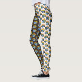 All-over-Print Leggings van Computer Fire (Links)