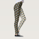 All-over-Print Leggings van Computer Fire (Rechts)