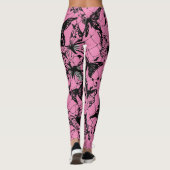 All-over-print Leggings vlinderdruk (Achterkant)