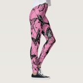 All-over-print Leggings vlinderdruk (Rechts)
