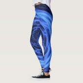 All-over-print Leggings voor abstracte cirkels (Links)
