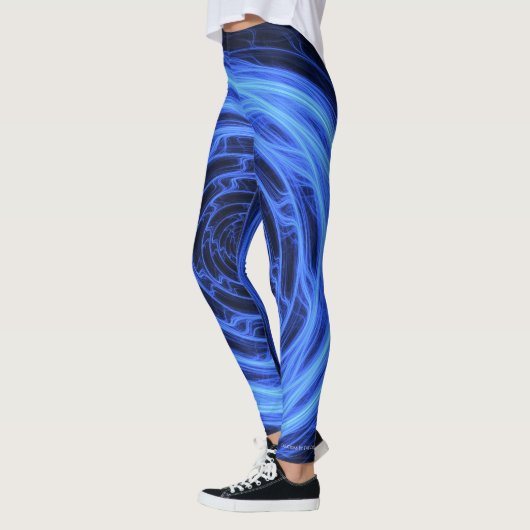 All-over-print Leggings voor abstracte cirkels (Links)