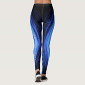 All-over-print Leggings voor abstracte cirkels (Achterkant)
