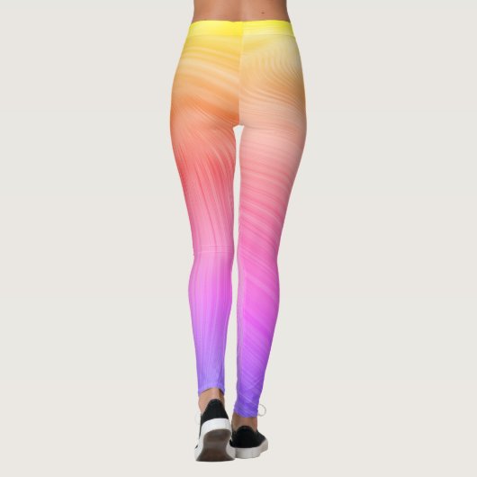 All-Over-Print Leggings voor pasta (Achterkant)