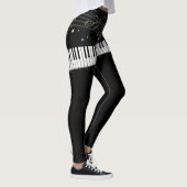 All-Over-Print Leggings voor "Piano Girl" (Rechts)