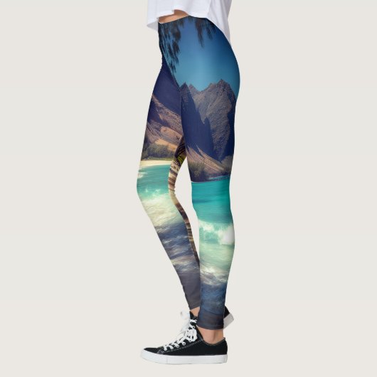 All-Over-Print Leggings voor vrouwen (Links)