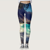 All-Over-Print Leggings voor vrouwen (Voorkant)