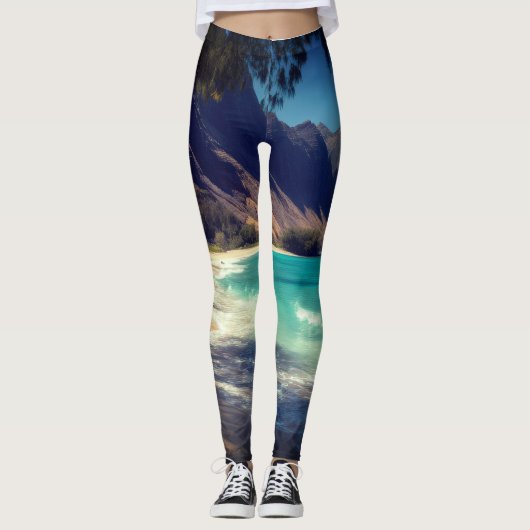 All-Over-Print Leggings voor vrouwen (Voorkant)
