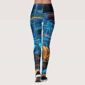 All-Over-Print Leggings voor vrouwen (Achterkant)