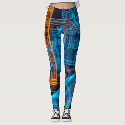 All-Over-Print Leggings voor vrouwen (Voorkant)