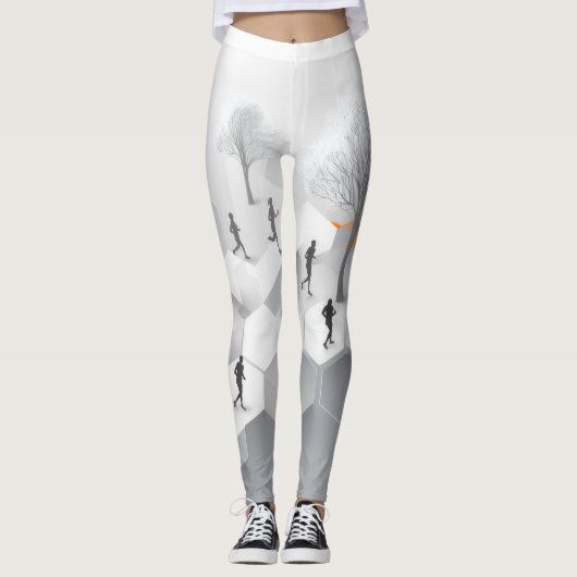 All-Over-Print Leggings voor vrouwen (Voorkant)
