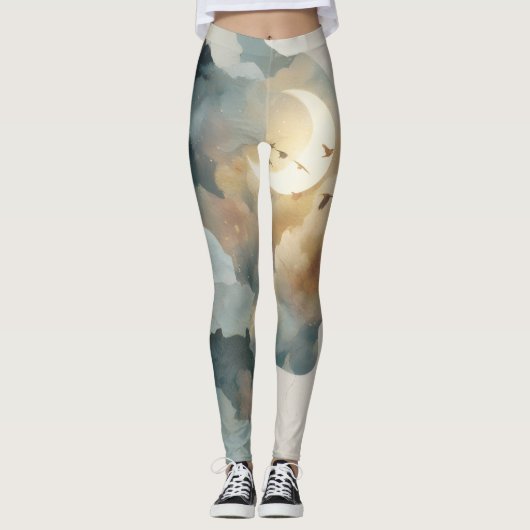 All-Over-Print Leggings voor vrouwen (Voorkant)