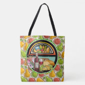 All Over Print Market Tote 2 - Zie achterkant Tote Bag (Voorkant)