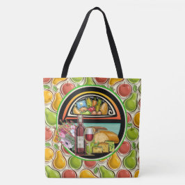 All Over Print Market Tote - Zie achterkant Bag