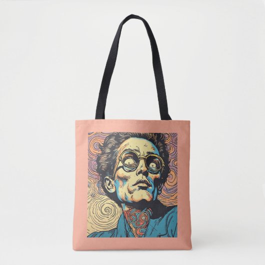 All-Over-Print Medium Tote Bag, 16x16 Seamless Bag (Voorkant)