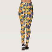 All-over-print - Moonlight & Marigolds Leggings (Achterkant)