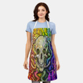 All-Over Print Schort (Gedragen)