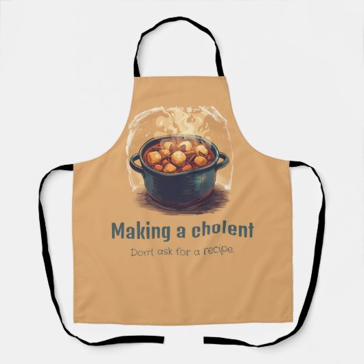 All-Over Print Schort Een Cholent Maken - Grappig (Voorkant)