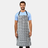 All Over Print Schort Geruit Zwart-wit (Gedragen)