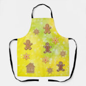 All-Over Print Schort gingerbrood (Voorkant)