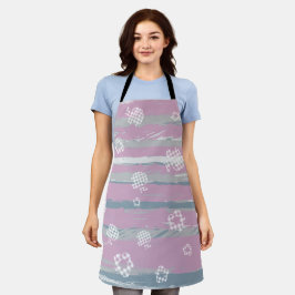 All‑Over Print Schort – Gingham Boomgaard