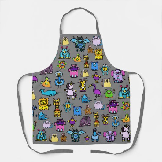 All-over print Schort - grijs (volwassen) (Voorkant)