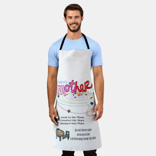 All Over Print Schort Happy Moederdag (Gedragen)