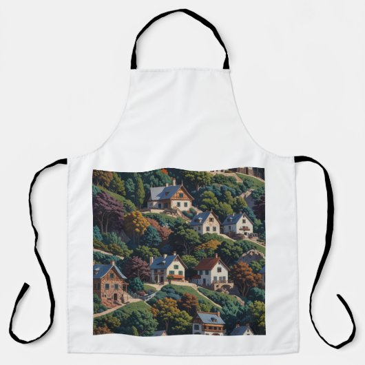 All-Over Print Schort (Het huis als een Afbeelding (Voorkant)