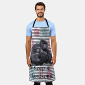 All Over Print Schort Houd het knappe gorilla (Gedragen)