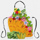 All Over Print Schort Houd het knappe wortels (Voorkant)