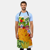 All Over Print Schort Houd het knappe wortels (Gedragen)