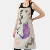 All Over Print Schort Kattenpoten Miauw Cactus (Insitu)