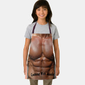 All-Over Print Schort Koken met Spieren – Smaak (Insitu)
