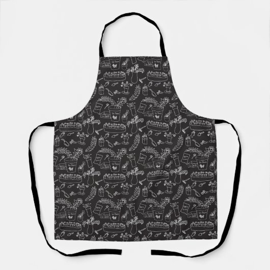 All-Over Print Schort - Le Jardin (De Tuin) (Voorkant)