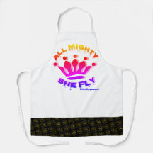 All-over print Schort, medium All Mighty She Fly