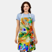 All-Over Print Schort, Medium Schort (Gedragen)