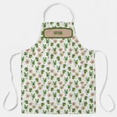 All-Over Print Schort met botanisch eendenpatroon (Voorkant)