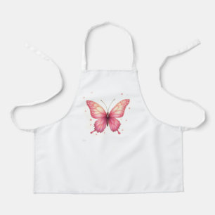 All-Over Print Schort met Roze Vlinder