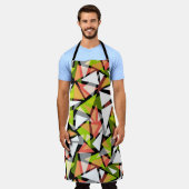 All-over Print Schort naadloze geometrische drieho (Gedragen)