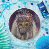 All-Over Print Schort Papieren Bordje (Feest)