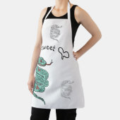 All-Over Print Schort Snake Sweet, Medium (Insitu)