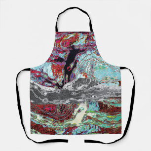 All‑Over Print Schort – Strata Pulse