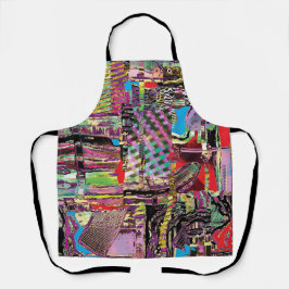 All‑Over Print Schort – Urban Fractals